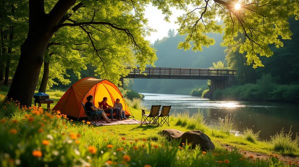 Découvrez le camping en famille au bord de la rivière Gard